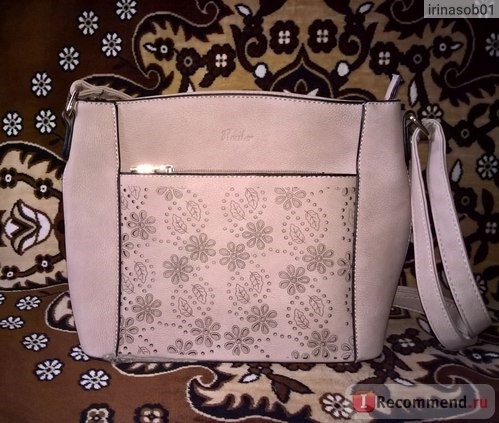 Сумка Aliexpress Realer brand new women messenger bags vintage floral hollow out design handbag female small shoulder bag+coin purse фото