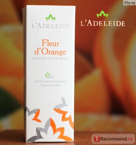 Дневной крем для лица Fleur d'Orange от L’Adeleide. Упаковка.