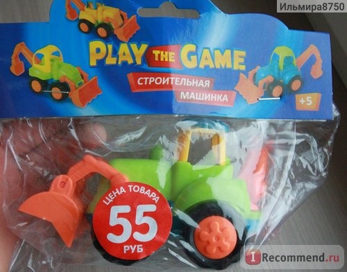 PLAY THE GAME Cтроительная машинка. Арт.: YJ218160101 фото