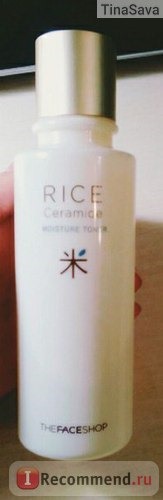 Тонер The Face Shop Rice ceramide Moisture toner фото