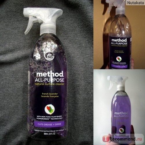 Универсальное чистящее средство Method All-Purpose Natural Surface Cleaner, French Lavender фото