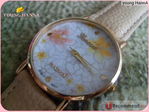 Наручные часы Tinydeal Women New Design Yellow Flower Print Case PU Leather Dress Decoration Quartz Wrist Watch WWT-328674 фото