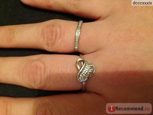 Ювелирные изделия SUNLIGHT BRILLIANT Серебряное кольцо с фианитом фото