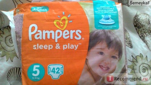 Подгузники Pampers Sleep & Play фото