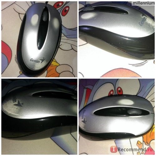 Компьютерная мышь Genius Traveler 100V Silver-Black USB+PS/2 фото