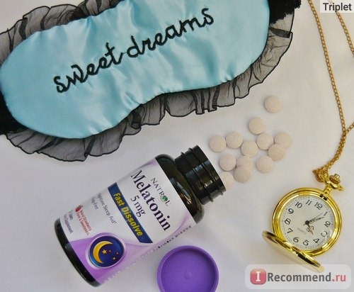 Снотворное Natrol Melatonin, Fast Dissolve, Strawberry, 5 mg фото