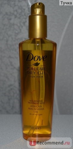 Масло для волос Dove Pure Care Dry Oil for hair фото