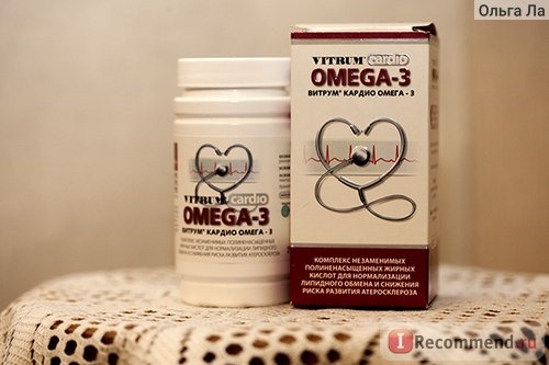 Витамины Unipharm Vitrum Cardio OMEGA-3 фото