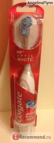 Электрическая зубная щетка Colgate 360 Optic White фото