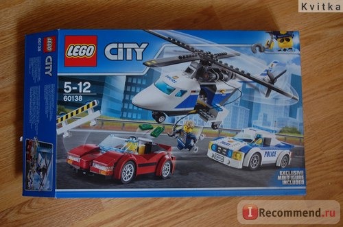 Lego City 60138 Стремительная погоня фото