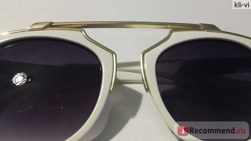 Очки Aliexpress Fashion Cat Eye Sunglasses Unisex UV 400 Protection Big Round Polarized Sunglasses фото