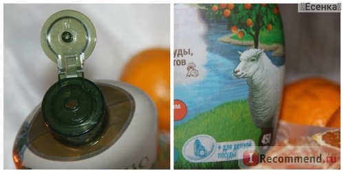 Средство для мытья посуды, овощей и фруктов BioMio экологическое с эфирным маслом мандарина и экстрактом хлопка фото