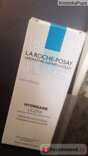 Крем для лица La Roche Posay Hydreane Legere Увлажняющий для чувствительной кожи фото
