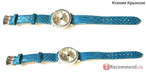 Наручные часы Tinydeal Cool Quartz Watch Analog Wristwatch Timepiece with Snake Skin Grain Genuine Leather Strap for Women WWM-256640 фото