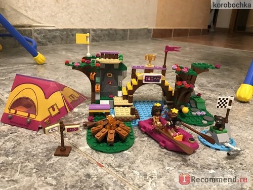 Lego Friends Спортивный лагерь: Сплав по реке фото