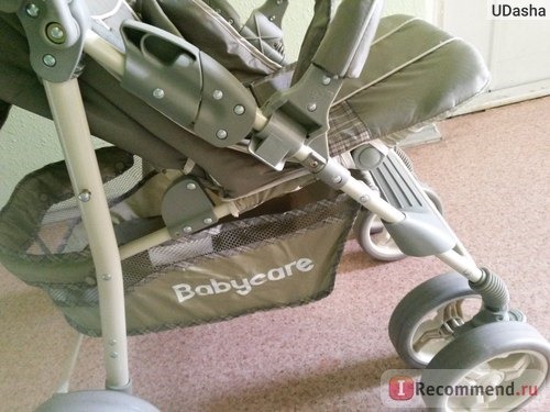 Прогулочная коляска Baby Care Voyager Olive Checkers, фото корзины