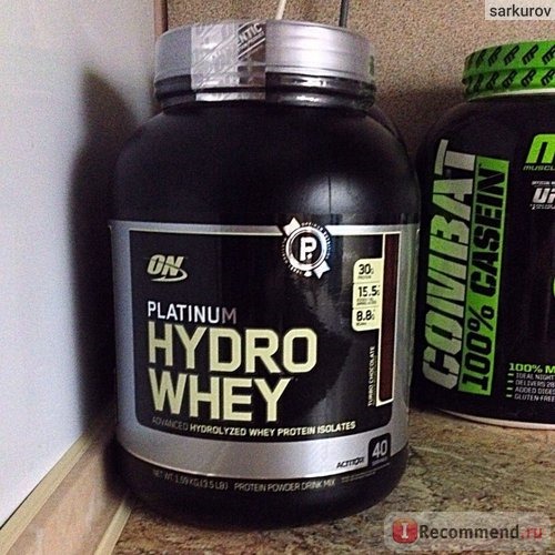 Спортивное питание Optimum Nutrition Platinum HydroWhey фото