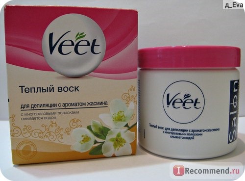 Теплый воск Veet Salon с ароматом жасмина фото