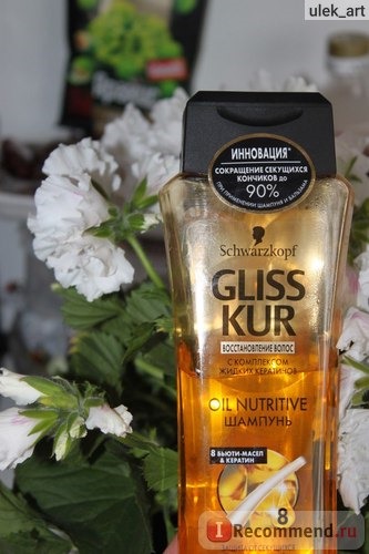 Шампунь Gliss kur Oil Nutritive для длинных, секущихся волос фото