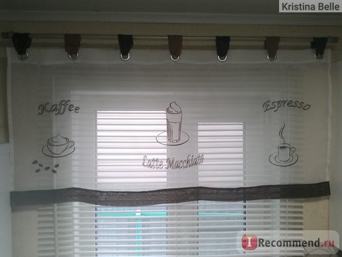 Шторы Aliexpress Fashion Cafe Embroidered Curtains for the Kitchen 100% Polyester Pastoral Style Small Cafe Curtain 1 PCS With Cloth Rings фото