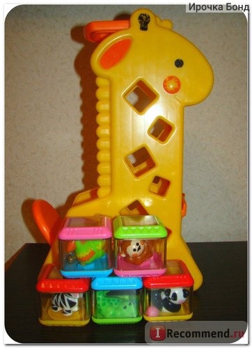 Fisher-Price Жираф с кубиками фото