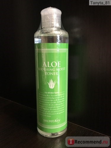 Тонер SECRET KEY Aloe Soothing Moist фото