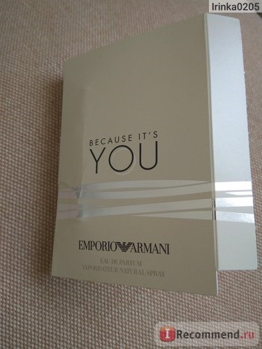 Giorgio Armani Emporio Armani Because It’s You фото