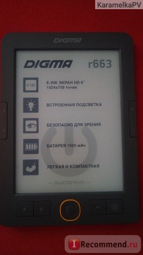 Электронная книга Digma R663 фото