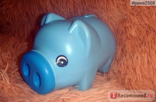 Копилка Aliexpress Portable Cute Plastic Piggy Bank Saving Cash Coin Money Box Children Toy Kids Gifts Home Collection 3 Colors фото