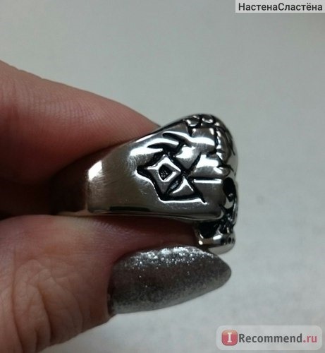 Ювелирные изделия Okami кольцо из стали с эмалью 
