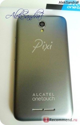 Мобильный телефон Alcatel ONE TOUCH PIXI FIRST 4024D (серебристый) фото