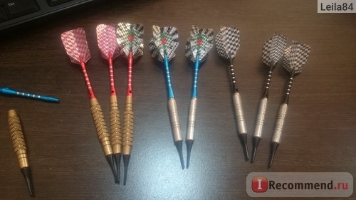 Хвостовик к дротику дартс Aliexpress 9Pcs Darts Shafts Colourful Aluminum Medium Harrows Throwing Toy New Needle Darts Shafts фото