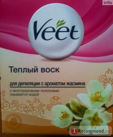 Теплый воск Veet Salon с ароматом жасмина фото