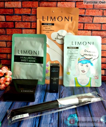 Тканевая маска для лица LIMONI Суперувлажняющая с гиалуроновой кислотой SHEET MASK WITH HYALURONIC ACID фото