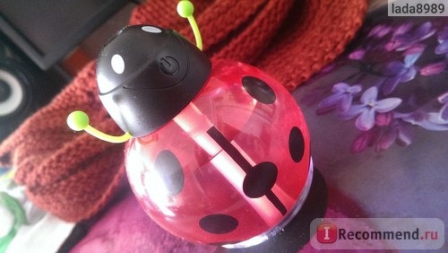 Увлажнитель воздуха Aliexpress Toloyo Small ladybug usb Humidifier incubator diffuser led Mini Air Humidifier Air Diffuser USB Portable Water Aroma Mist Maker фото