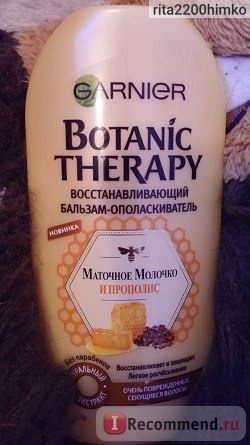 Бальзам-ополаскиватель Garnier Botanic Therapy Восстанавливающий Маточное молочко и Прополис фото