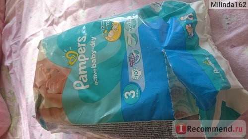 Подгузники Pampers active baby-dry (актив бэби) фото