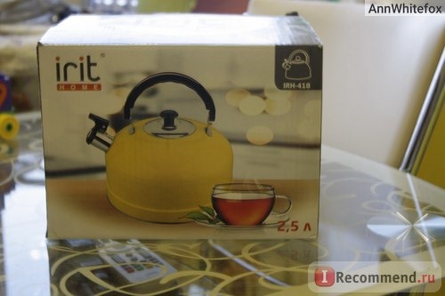 Чайник со свистком IRIT IRH-418 фото