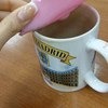 Крыжка для чашки Aliexpress Cute Anti Dust Silicone Glass Cup Cover Coffee Mug Suction Seal Lid Cap Cartoon Pattern HG-1455 фото