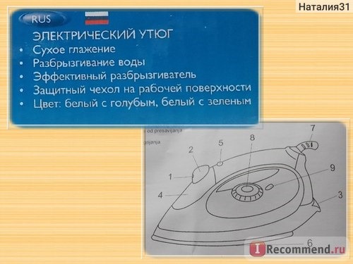 Утюг SCARLETT SC-136S Flint фото