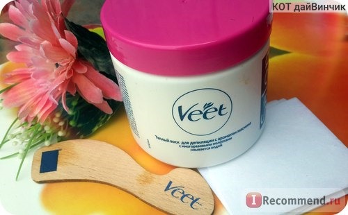 Теплый воск Veet Salon с ароматом жасмина фото