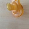 Пустышка Chicco латексная Physio Soft ортодонтическая, 4+ фото