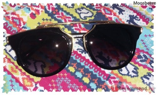Солнцезащитные очки Aliexpress High quality women brand designer sunglasses round mirrored shades cat eye glasses ss206 фото