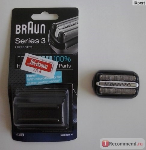 Сетка для бритвы Braun 32B Series 3 Cassette (With MicroComb) фото