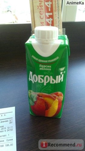 Сок Добрый Персик-Яблоко фото