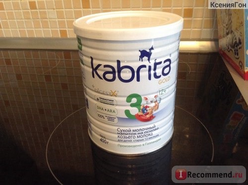 Детская молочная смесь Kabrita 3 Gold фото