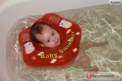 Круг на шею для плавания Baby swimmer фото