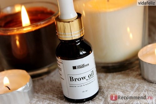 Масло для ресниц и бровей Lucas Cosmetics Brow oil фото