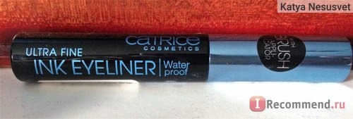 Жидкая подводка для глаз Catrice Ultra Fine Ink Eyeliner Waterproof фото