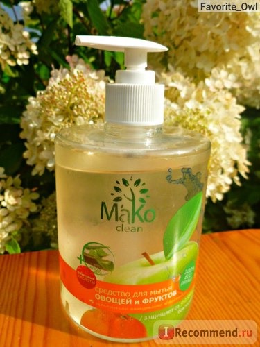 Средство для мытья овощей и фруктов Mako Clean фото